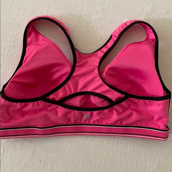 Bally Pink Low Impact Racerback Sport Bra M/34C - Picture 3 of 4